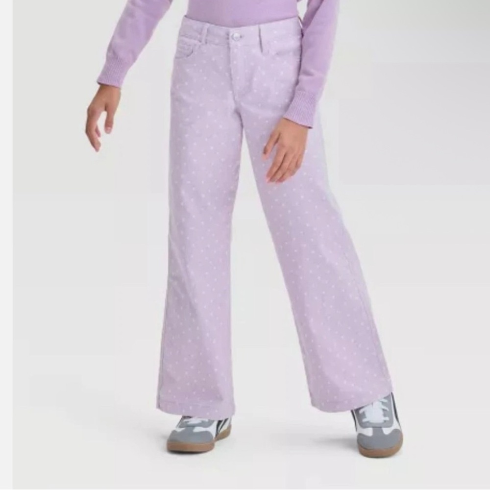 NWT! Art Class Lavender Heart Patterned Pants Sizes 10 and 12